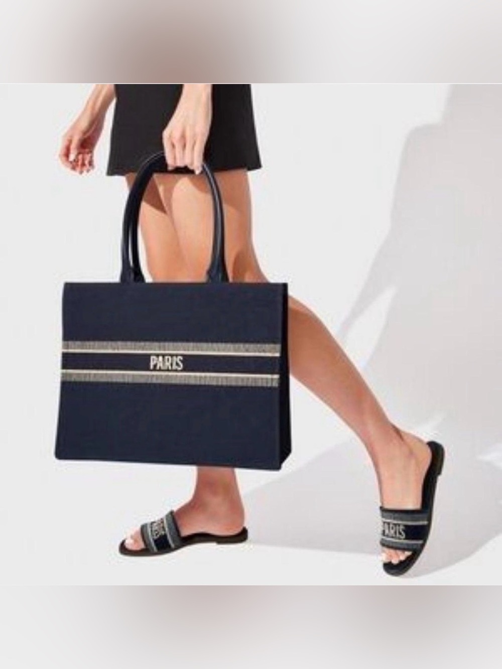 Steve Madden Knox Tote Paris Navy Blue